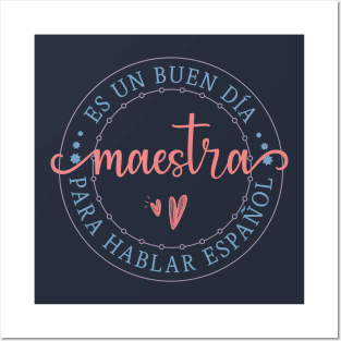 Maestra - Spanish teacher latina - bilingual teacher Posters and Art